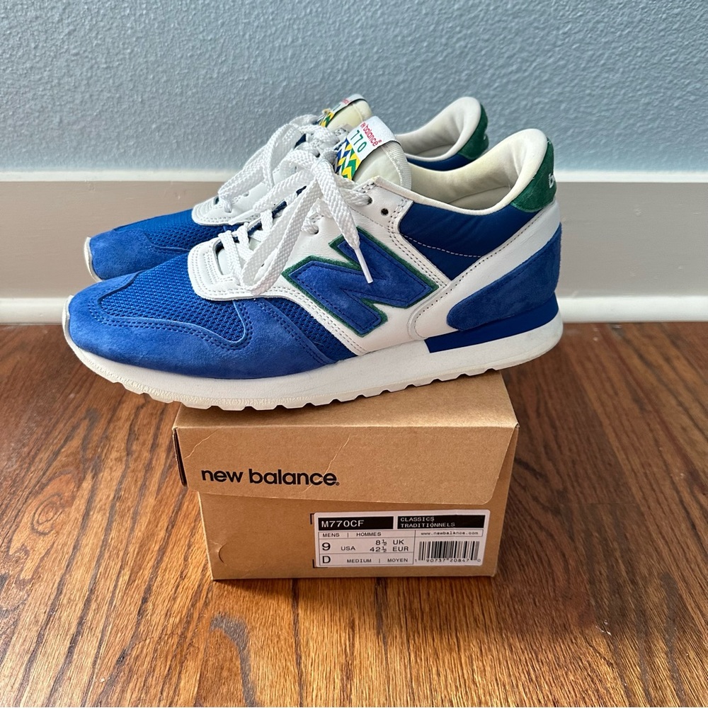 New Balance 770 Made in UK Cumbria Pack Men’s Size 9 Sneakers